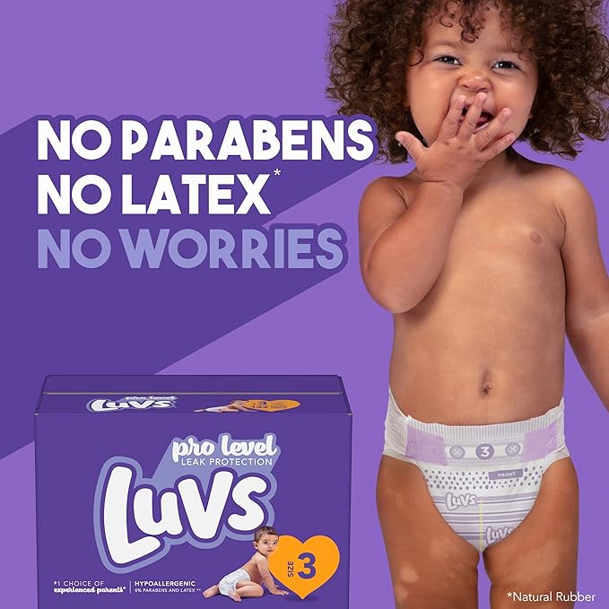 Luvs Diapers - Size 6, 64 Count, Paw Patrol Disposable Baby Diapers