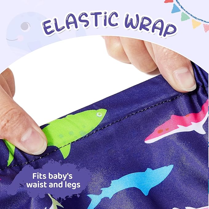 Durio Reusable Swim Diapers for Baby Toddler Newborn Washable Water Diapers for Swimming Beach Essentials