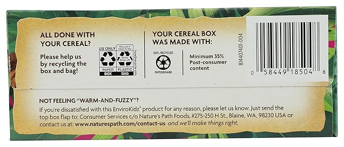 NATURES PATH CEREALS KIDS CHEETAH CHOMPS OR 10 OZ