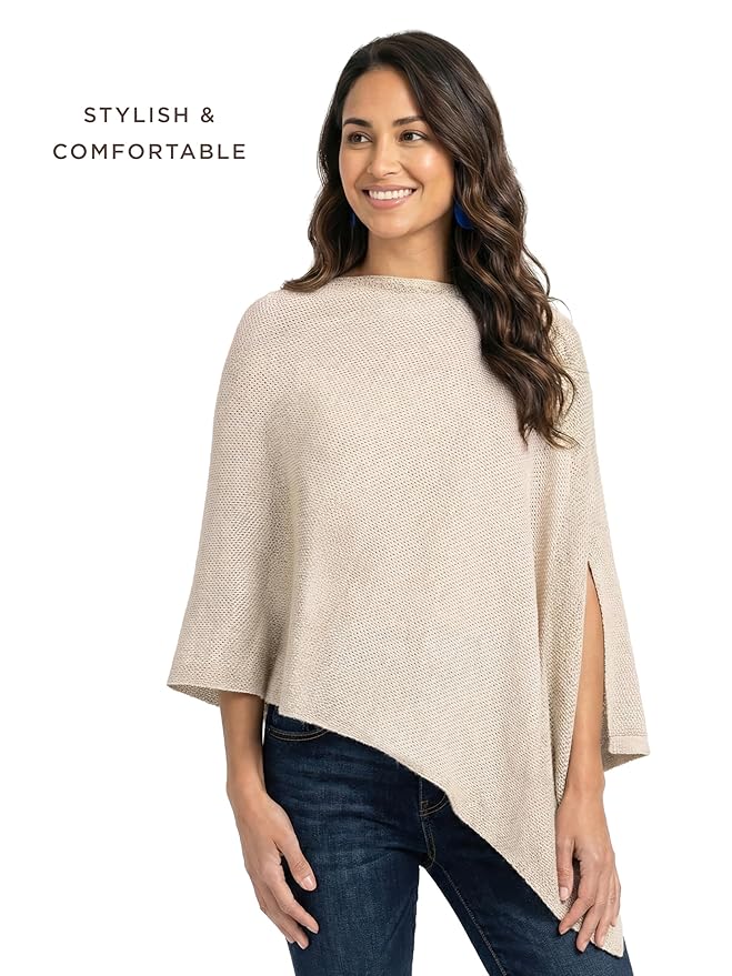 We are Amma | The Cocoon™ - Newborn Essentials Must Haves: Nursing Cover for Breast Feeding Essentials | Nursing Sweater Used as Breastfeeding Cover (Natural, One Size)