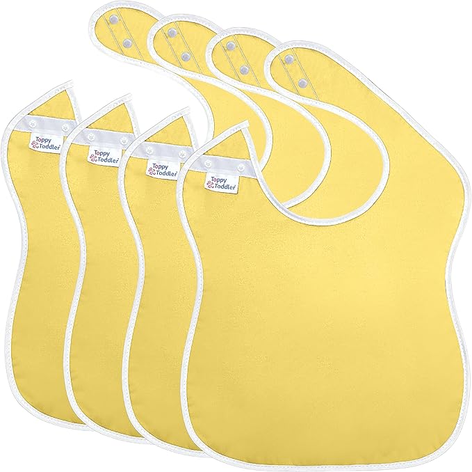 Large Waterproof Baby Bibs for 1-4 years old – Lightweight, Soft & Durable Bibs for Girls and Boys