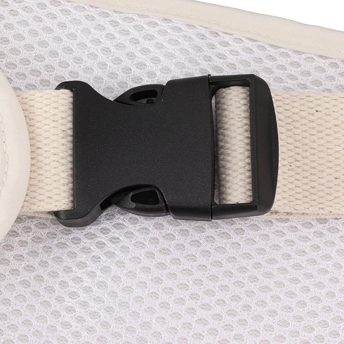 Baby Chair Harness,Soft Length Adjustable Breathable Baby Feeding Safety Seat Strap Portable Cute Harness Belt for Outdoor (Khaki)