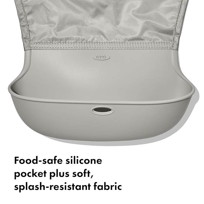 OXO Tot Roll-Up Bib - 2 Pack - Drizzle and Dusk
