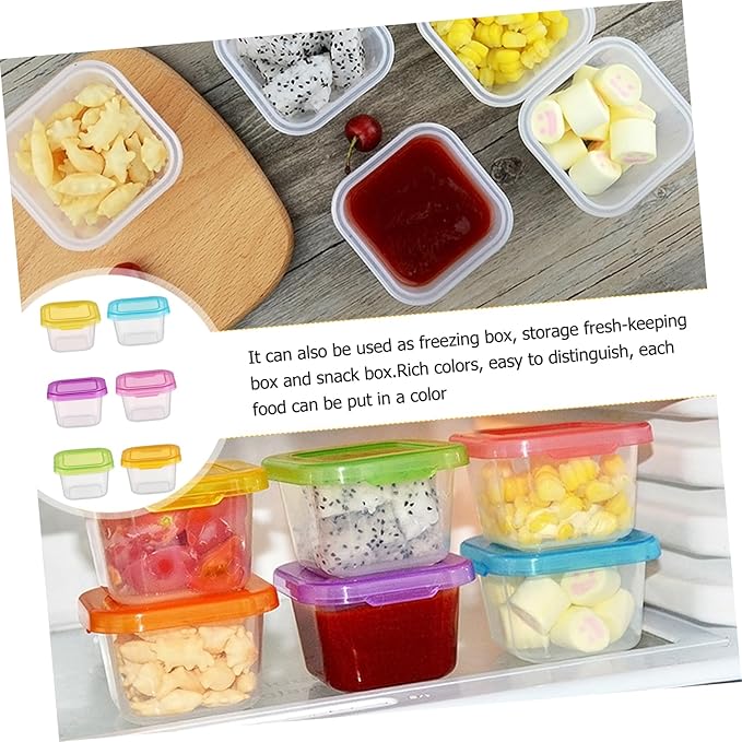 Toddmomy 1 Food Storage Boxes with Lids Microwave Safe Containers Portable Snacks Jars for Food Cases for Healthy Meals the Go