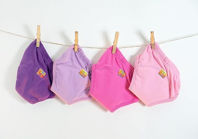 Potty Training Pants (Twin Pack, Pale Pink, Small, 12-18 Months)