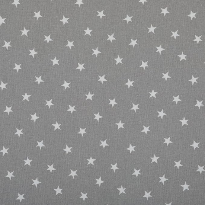 Highchair Cushion for Stokke Tripp Trapp High Chair - Wipe Clean High Chair Pad for Tripp Trapp Highchair - Tripp Trapp Cushion Suitable for use with Baby Set and Harness (Grey with White Stars)