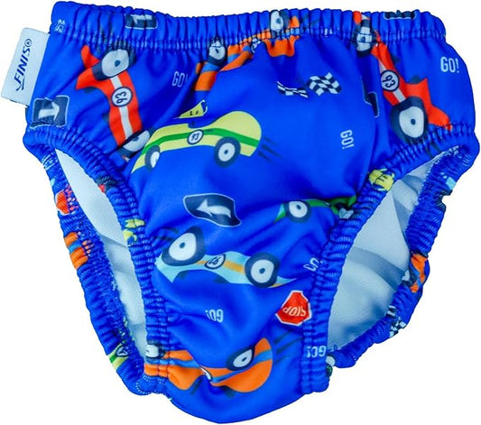 FINIS Reusable Swim Diaper for Babies - Snap Closure - UPF 50 & Up Sun Protection - Leak-Resistant Fit