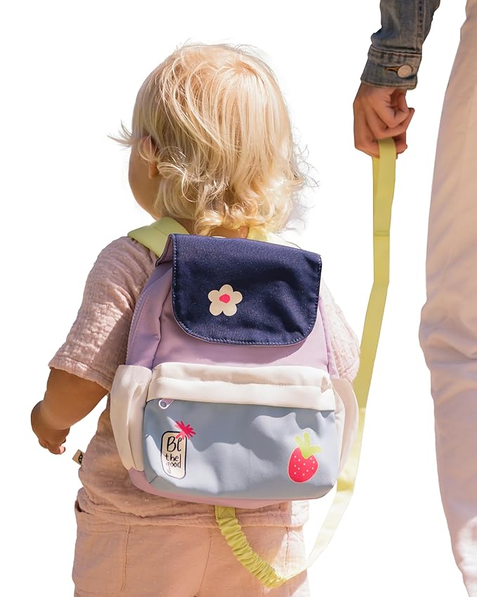 Goldbug Adventure Backpack + Safety Harness for Toddlers - Purple