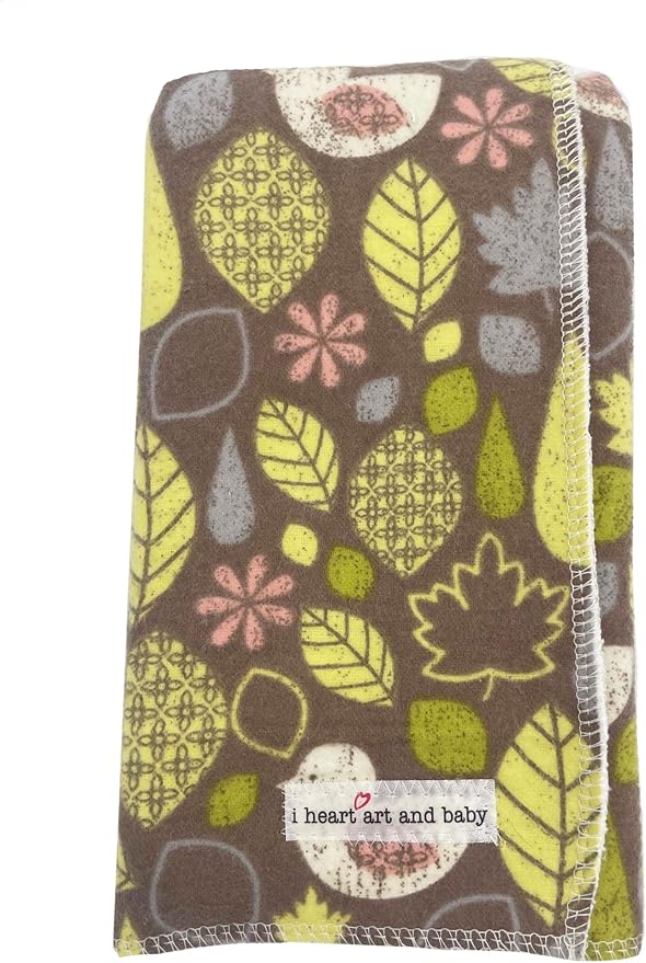 Infant Burping Cloth, Burp Cloths for Baby Boy or Girl, Soft and Absorbent - Cotton Reusable Spit Up Rags, XLarge, 1 Count (Birds)