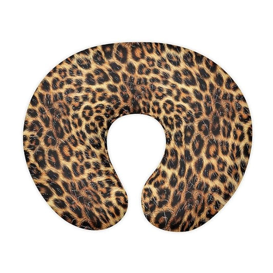 Leopard Print Baby Breastfeeding Pillow Cover Nursing Cover for Newborn Girls Boys Super Soft and Comfortable for Home, 2 Packs