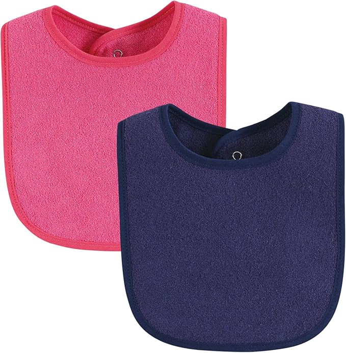 Hudson Baby Unisex Baby Drooler Bib With Waterproof Lining