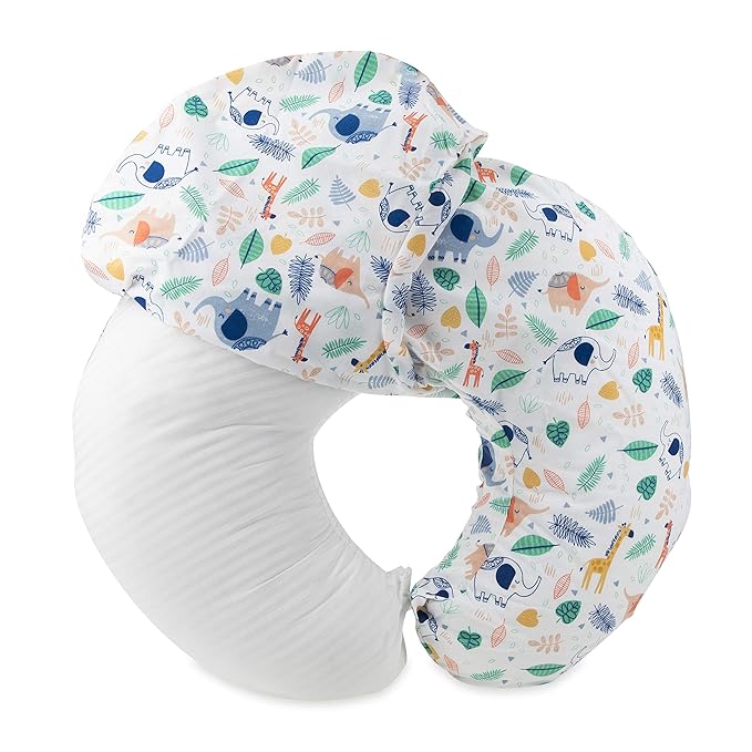 Nuby Support Pod Pillow Cover by Dr. Talbot's, Zoo Animal Print