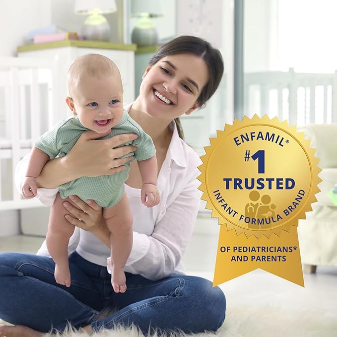 Enfamil Prosobee Plant based Baby Formula, for Sensitive Tummies, Soy-based Plant Sourced Protein, Vitamins for Immune Support, Lactose-free, Milk free, Gluten free, 32 Fl Oz Bottle (4 count)