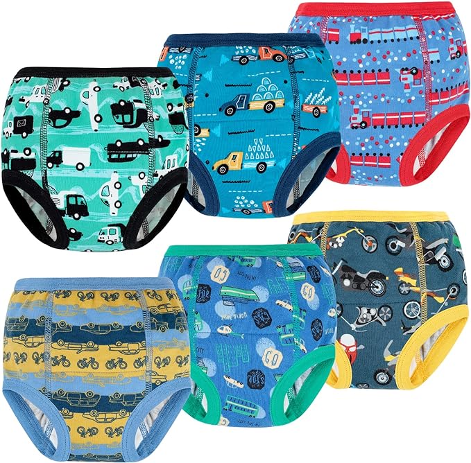 MooMoo Baby Training Underwear for Boys and Girls Absorbent Toddler Training Pants for Girs 2T-7T