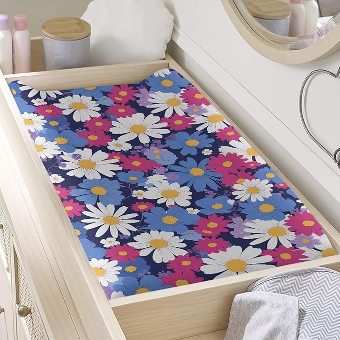 Changing Pad Covers for Boys Girls Carddle Sheet Set for Baby Boys Girls Breathable & Washable Cover