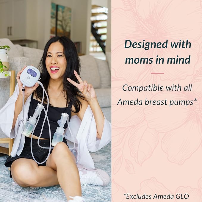 Ameda HygieniKit Breast Pump Tubing, Silicone Replacement, Baby Essentials, Breastfeeding Supplies, BPA and DEHP Free (2 Count)