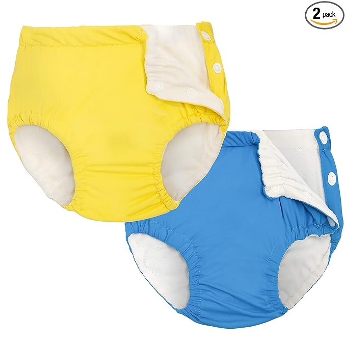 Joyo roy Reusable Swim Diapers 2T Reusable Diapers Baby Swimming Diapers Baby Swim Diaper Baby Swim Diaper Reusable Water Diapers Baby Swim Diapers Waterproof Diapers for Swimming Swim Diapers Medium