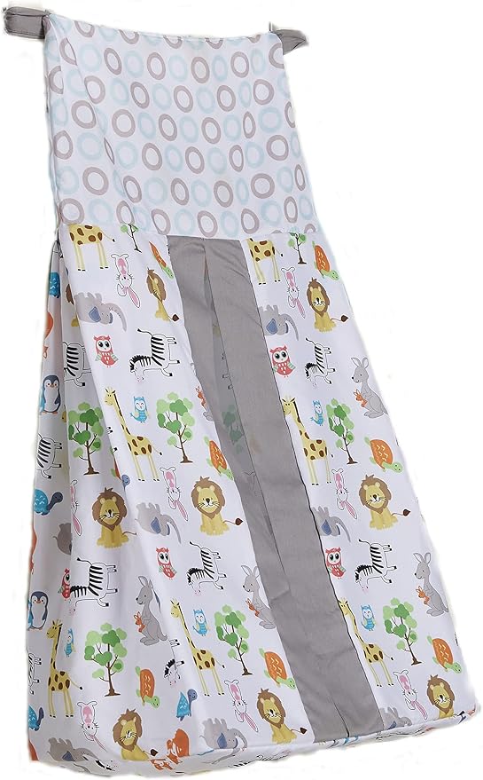 Diaper Stacker Baby Boy Baby Girl Nursery Crib Diaper Storage Organizer Hanging Bag Animal Pattern By JAHbaby (4)