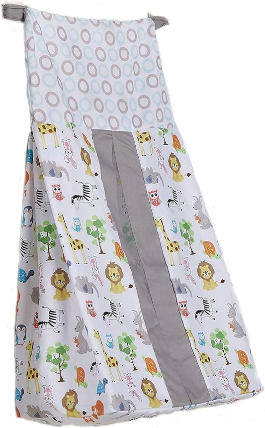 Diaper Stacker Baby Boy Baby Girl Nursery Crib Diaper Storage Organizer Hanging Bag Animal Pattern By JAHbaby (4)