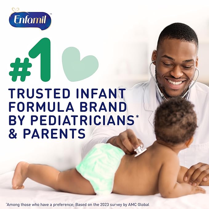 Enfamil Reguline Baby Formula, Designed for Soft, Comfortable Stools, with Omega-3 DHA & Probiotics for Immune Support, Reusable Powder Tub, 19.5 Oz