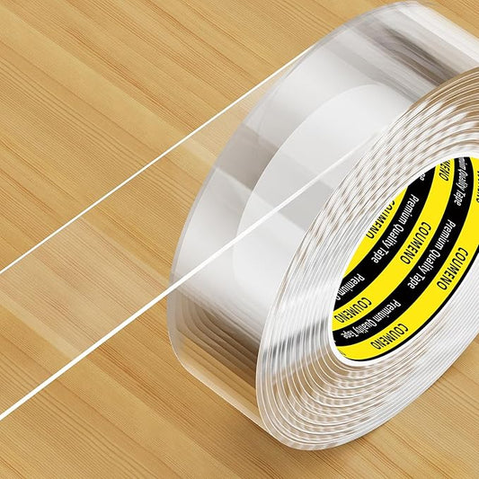 Clear Edge Protector & Corner Protectors, 1.2in（W x 9.84FT(L), Baby Proof Corner Guards for Sharp Edges, Safety Bumper Strip for Furniture, Drawers, Tables & Cabinets