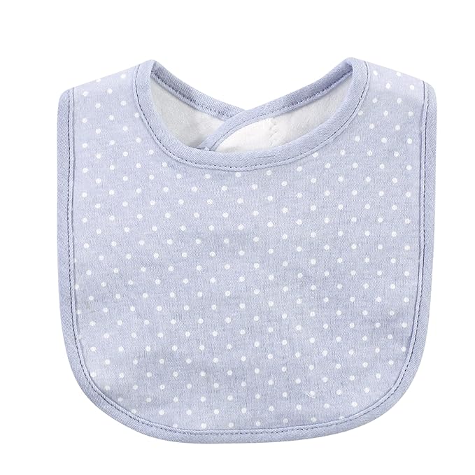 Hudson Baby Unisex Baby Cotton Bibs, Enchanted Forest, One Size