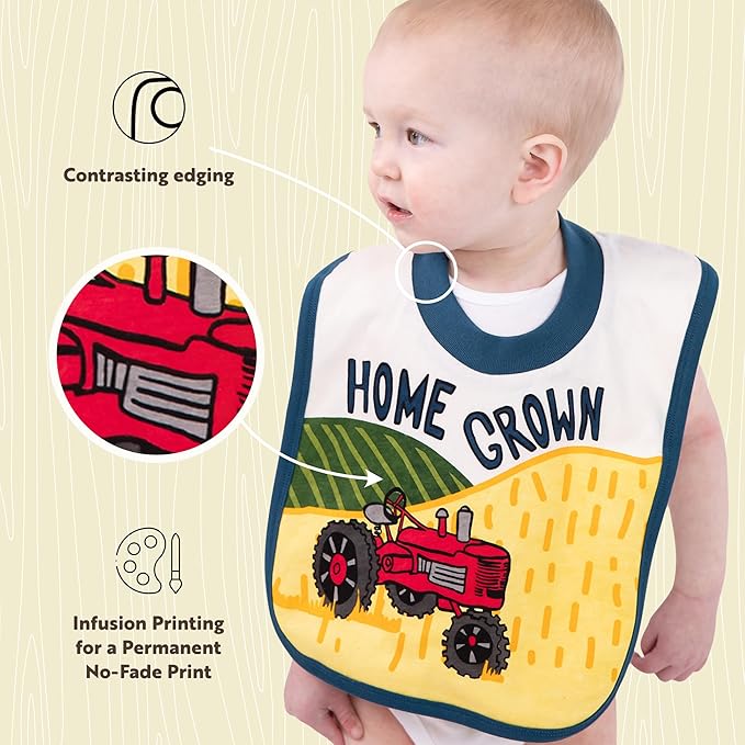 LazyOne Animal-Print Baby Bibs, Cute Baby Shower Gifts