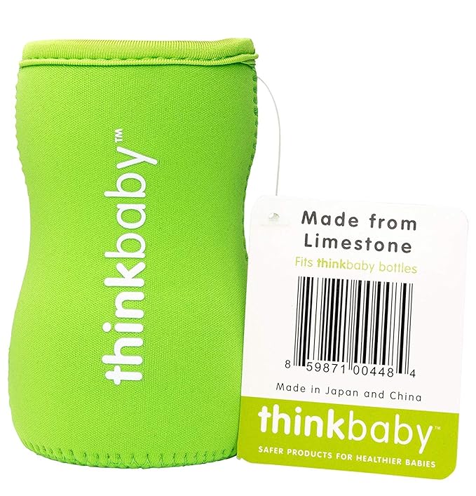 Thinkbaby Limestone Thermal Bottle Sleeve, Light Green
