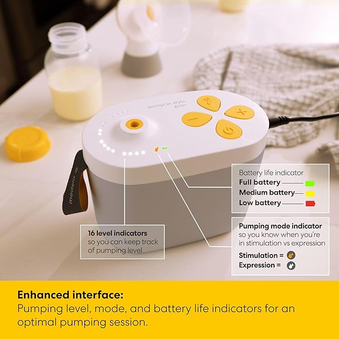 Medela NEW Pump in Style Pro+ Pump Your Way Breast Pump Bundle, Wearable and Traditional Pumping, Clinically Proven Hospital-Efficiency, Double Electric Pump