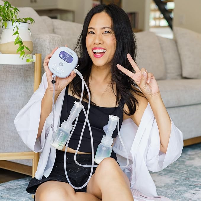 Ameda MYA Joy Plus Electric Breast Pump | Rechargeable Breast Pump | Portable Breast Pump Hands Free | Hospital Grade Breast Pump | Includes HygieniKit & Ameda Pump Parts | Hands Free Breast Pump