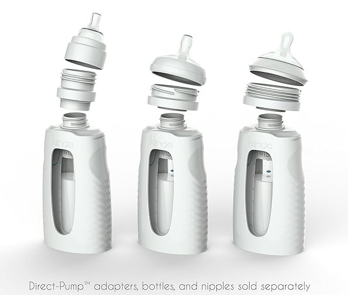Kiinde Twist Pouch Direct-Pump Direct-Feed Twist Cap Breast Milk Storage Bag for Pumping, Freezing, Heating and Feeding, Pre-Sterilized, Breast Feeding Essentials, 8 Ounce, Pack of 40