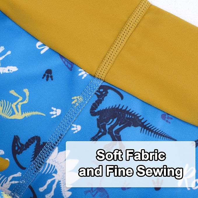 MooMoo Baby Swim Diapers 3 Pcs Waterproof Reusable Swimming Diapers for Baby Swim Lesson 2T-5T, Blue