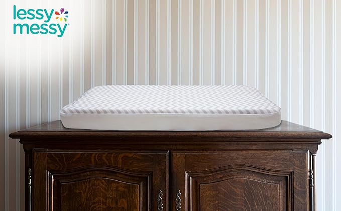 Waterproof Leak-Proof Diaper Changing Pad Cover – Fits Standard 32×16×4 in Pads – Soft, Absorbent Material with Snug Elastic Edges – Unique Machine Wash & Dryer Safe - (Gray)