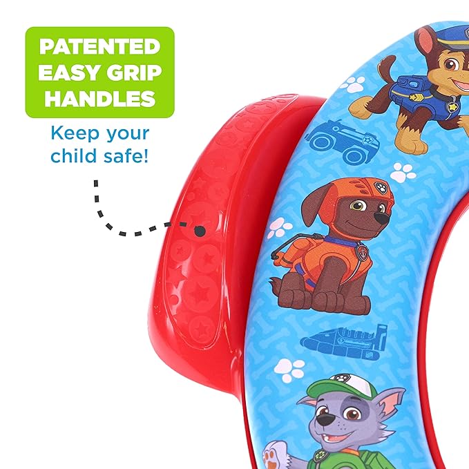 Nickelodeon PAW Patrol "Rescue Pups" Soft Potty Seat and Potty Training Seat - Soft Cushion, Baby Potty Training, Safe, Easy to Clean