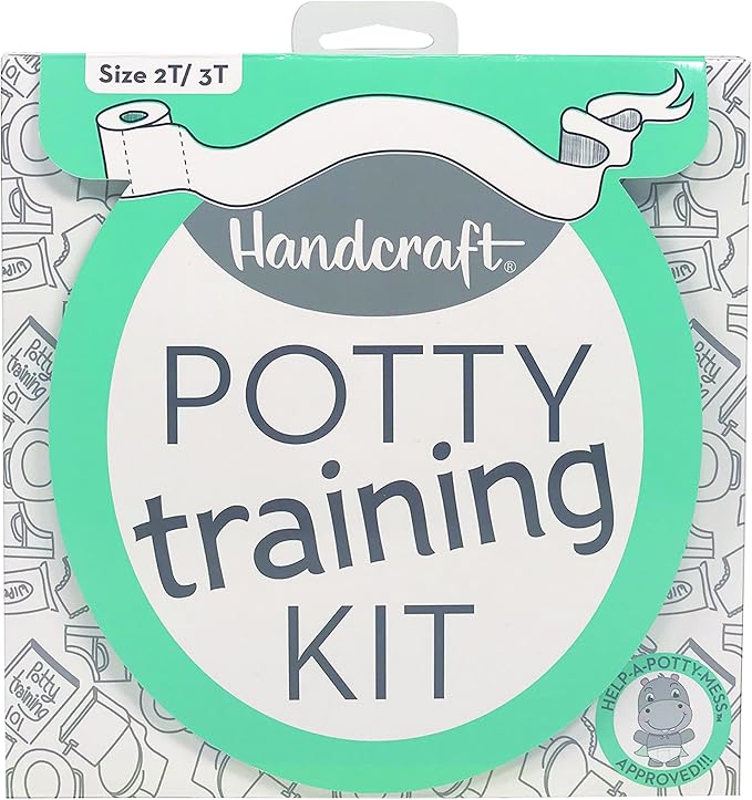 Handcraft Potty Training Kit for Toddlers, Includes parent guide, Training Pants and more, Teal, size 2T/3T