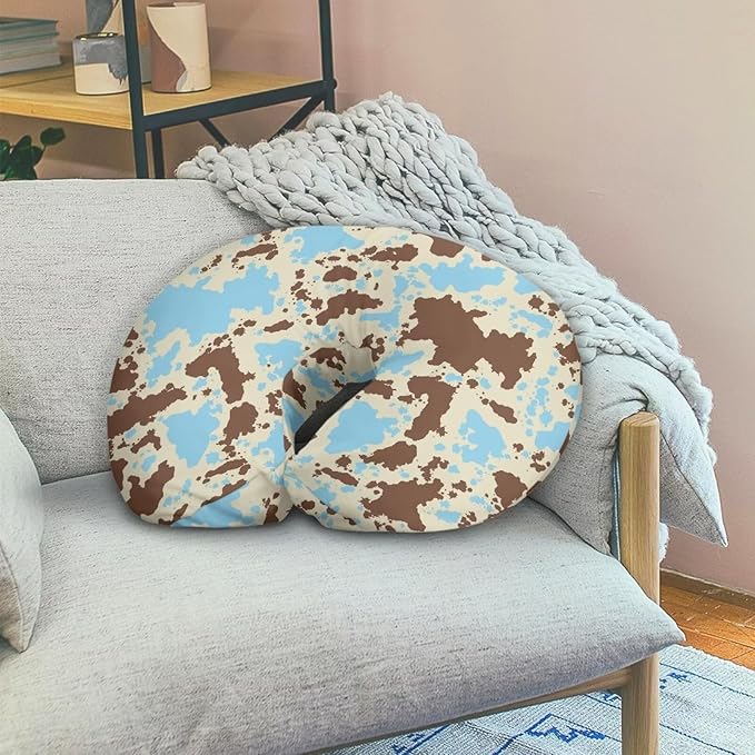 Blue Cow Baby Nursing Pillow Cover for Breastfeeding Moms, Easy to Clean Breathable Neutral Breastfeeding Pillow Cover for Bottle Feeding