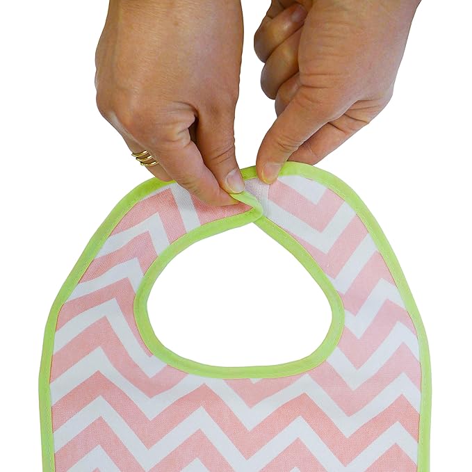 Neat Solutions Girl 10 Pack Water Resistant Bib Set, 10 Count