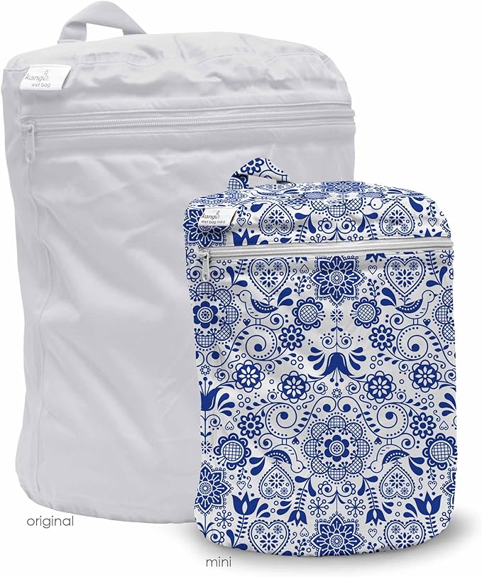 Kanga Care Wet Bag MINI Seam Sealed Waterproof 3D Dimensional for Baby Cloth Diapers, Travel, Beach, Pool, Gym, Swim | Elskede