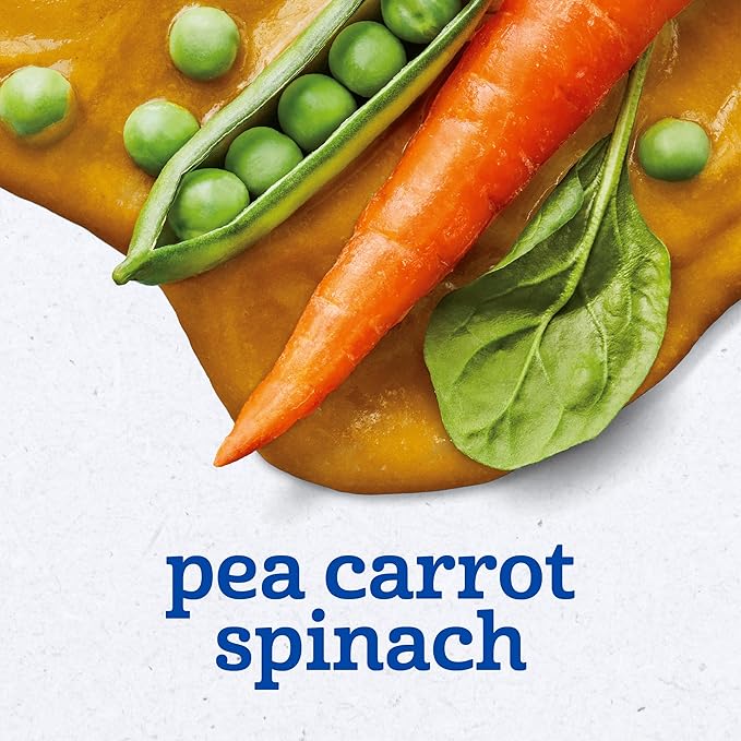 Gerber Stage 2 Baby Food, Pea Carrot Spinach Puree Tubs, Baby Puree, 16PK