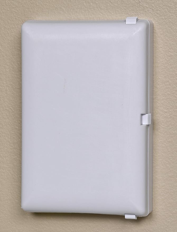 Baby Toddler Pet Wall Outlet Cover, Traditional Style, Electrical Safety Guard for Home and Business, Made in USA (2 Pack)
