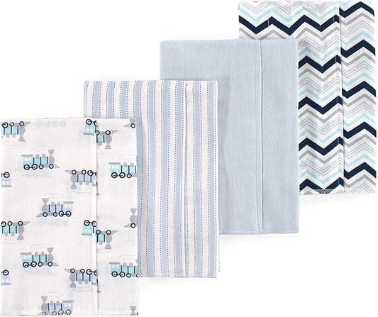 Little Treasure Luvable Friends Flannel Burp Cloths 4pk