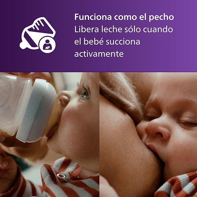 Philips Avent Natural Response Nipple, Slow Flow (Flow 2), 4-Pack, SCY962/44