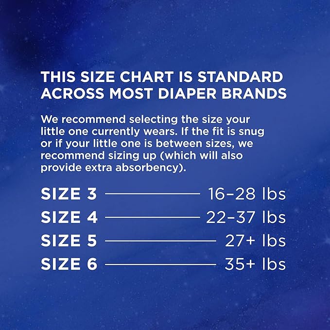 Amazon Brand - Mama Bear Overnight Baby Diapers with Leak Protection and Skin Protection, Fragrance-Free, Size 5, 62 Count, Maximum Absorbency