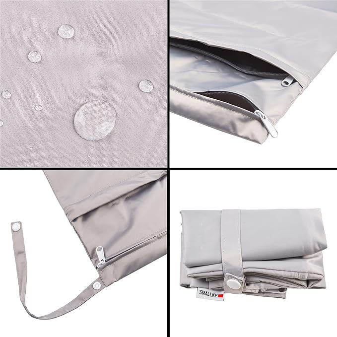Wet Bag,Baby Wet Dry Cloth Diaper Bags,Multi-functional Bag,Washable, Reusable for Travel, Stroller, Pool,Beach, Wet Swimsuits,Dirty Gym Clothes, Toiletries, Toys,Mommy Bag gray&pink