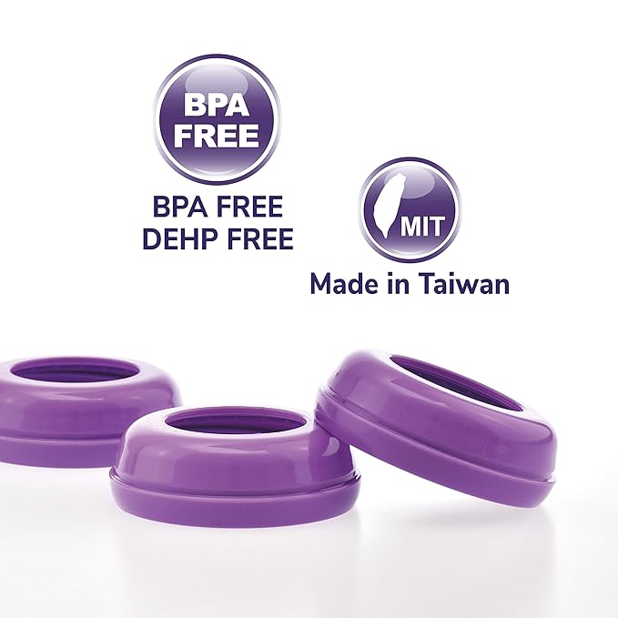 Maymom Bottle Top Compatible with Lansinon Momma Breastfeeding Bottles, Nipple, Not Original Lansinoh Pump Parts, Signature Pro,Smartpump, Manual Breastpump (6ct)