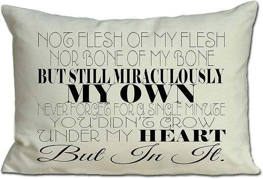 Adoption Gotcha Gift Pillow for New Baby