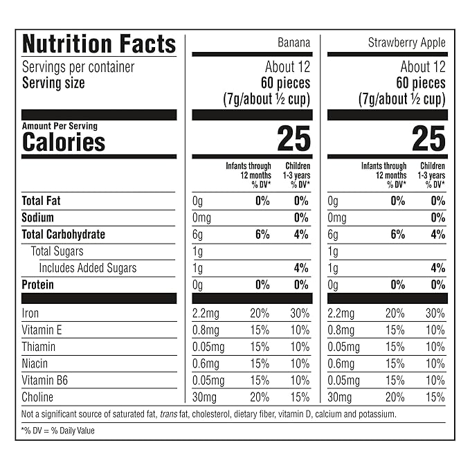 Gerber Puffs Banana & Strawberry Apple, 1.48 Ounce (Pack of 8)