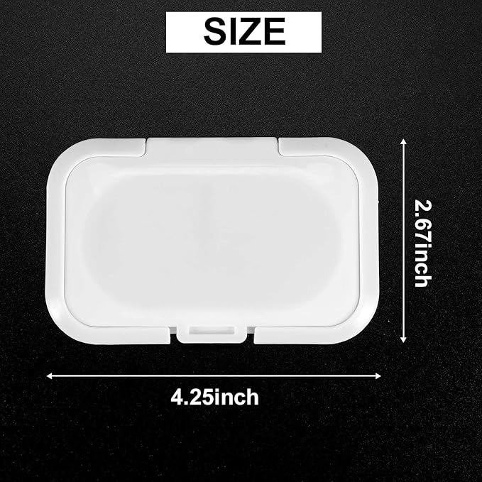 10Pcs Reusable Baby Wipes Lid Baby Wet Wipes Cover Tissues Box Wet Paper Lid