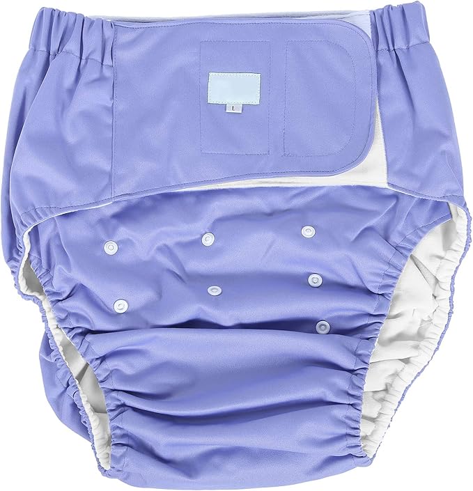 Adult Cloth Diaper Washable Elderly Cloth Diaper Breathable Incontinence Pants Reusable Adjustabl Underwear Overnight Leakfree for Elderly Incontinence Care()