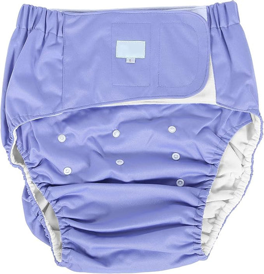 Adult Cloth Diaper Washable Elderly Cloth Diaper Breathable Incontinence Pants Reusable Adjustabl Underwear Overnight Leakfree for Elderly Incontinence Care()